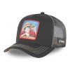 Capslab Luffy One Piece Black Trucker Cap - One-Size