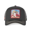 Capslab Luffy One Piece Black Trucker Cap - One-Size