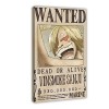 Nice Anime One Piece Vinsmoke Sanji Bounty Wanted Poster sur toile 4 toiles Décoration murale pour salon chambre à coucher Dé