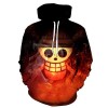 Unisexe One Piece Pirates Animé Sweats à Capuche Luffy Zoro Nami Pull à Capuche Pull One Piece Japonais Manga Sweatshirt avec