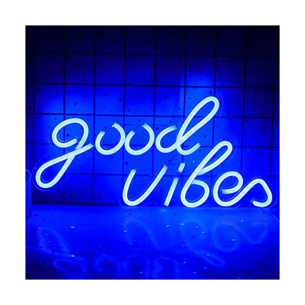 Wanxing – Panneau néon « Vice City » à LED rose et blanc, décoration murale alimentée par USB pour chambre à coucher, salle d