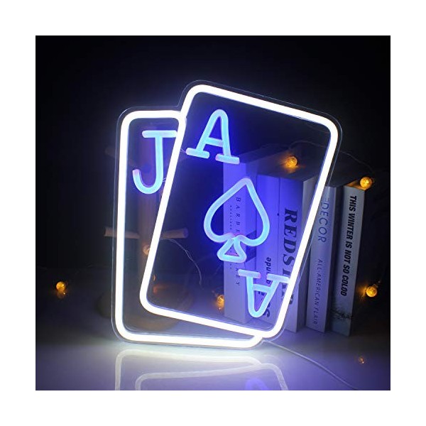 Wanxing – Panneau néon « Vice City » à LED rose et blanc, décoration murale alimentée par USB pour chambre à coucher, salle d