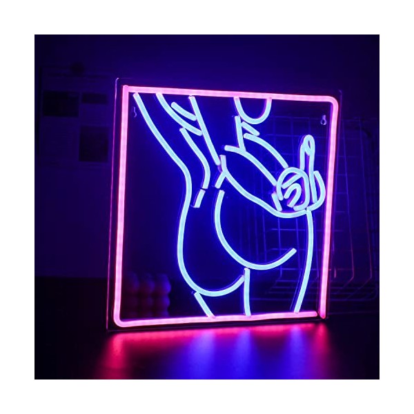 SIGNSHIP Game Room Neon Light LED, Enseigne au néon Cool alimentée par USB Art Décoration Murale pour Salle de Jeux Salon Bar