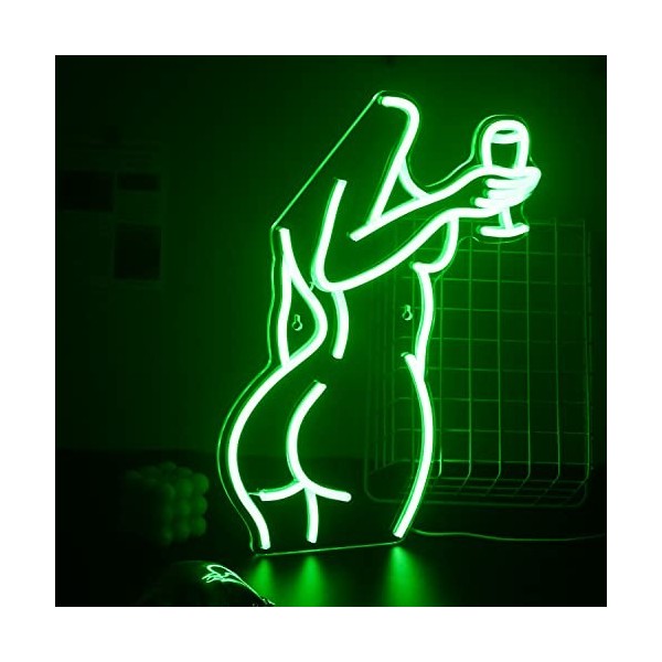 SIGNSHIP Game Room Neon Light LED, Enseigne au néon Cool alimentée par USB Art Décoration Murale pour Salle de Jeux Salon Bar