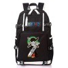 Cosstars One Piece Roronoa Zoro Anime Knapsack Sac à Dos Ordinateur Portable Cartable Laptop Backpack pour Étudiant Noir-4