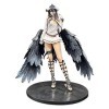 Myuilor Figurine de manga japonais Overlord III Albedo pour robe de mariée - Boule de fleurs - Diable blanc pur - en PVC - Jo