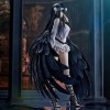 Myuilor Figurine de manga japonais Overlord III Albedo pour robe de mariée - Boule de fleurs - Diable blanc pur - en PVC - Jo