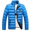 WANHONGYUE Anime One Piece Monkey D Luffy Down Jacket Manteau en Duvet Homme Hiver Veste Outwear Blouson Noir/3 M