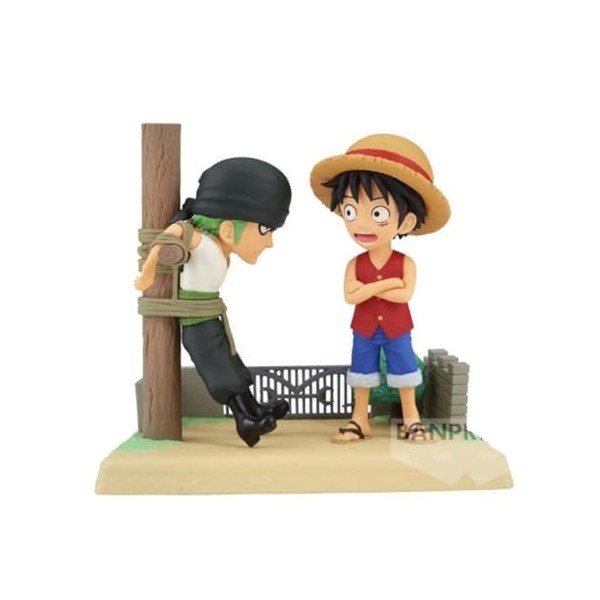 Banpresto One Piece - Luffy & Zoro - Figurine WCF-Log Stories 7cm