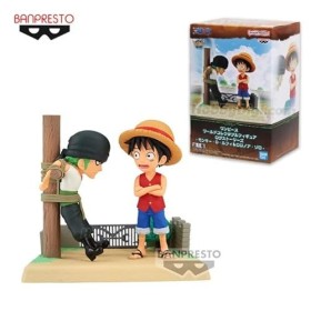 Banpresto One Piece - Luffy & Zoro - Figurine WCF-Log Stories 7cm