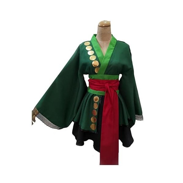 One Piece Roronoa Zoro Cosplay Costume Robe Costume Halloween Carnaval Tenues