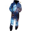 Morbuy Jumpsuit Homme Sweat à Capuche, Family Costume 3D Imprimé Manche Longues Sweatshirt Adult Zip Onesie Une Pièce Vêtemen