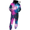 Morbuy Jumpsuit Homme Sweat à Capuche, Family Costume 3D Imprimé Manche Longues Sweatshirt Adult Zip Onesie Une Pièce Vêtemen