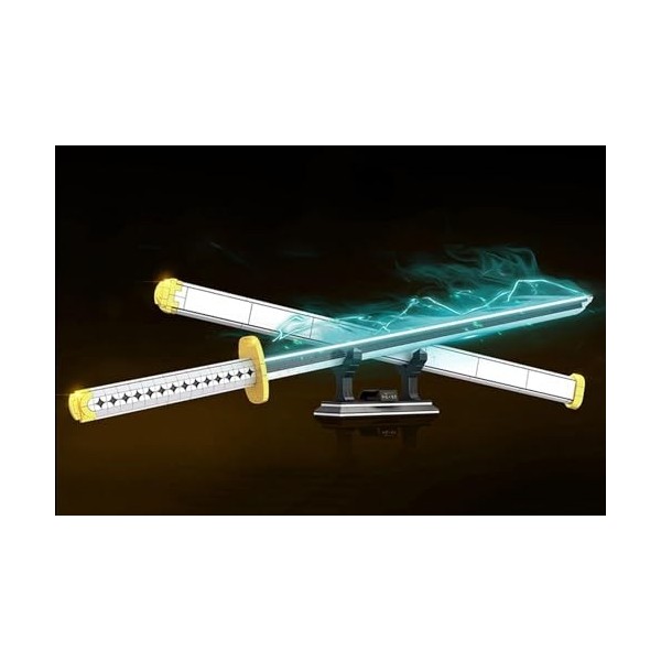 Blocs De Construction De Modèle Dépée,806 Pièces Kit de Construction Ninja Katana De Samouraï,épées danime Cosplay avec Fou