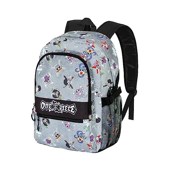 One Piece Skull Symbols-Sac à dos Fight FAN 2.0, Gris