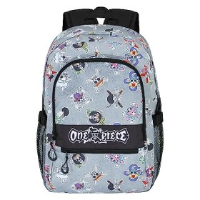 One Piece Skull Symbols-Sac à dos Fight FAN 2.0, Gris