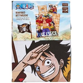 Herding One Piece Parure de Lit Réversible, Coton/Renforcé, Multicolore, 80 x 80 cm, 135 x 200 cm