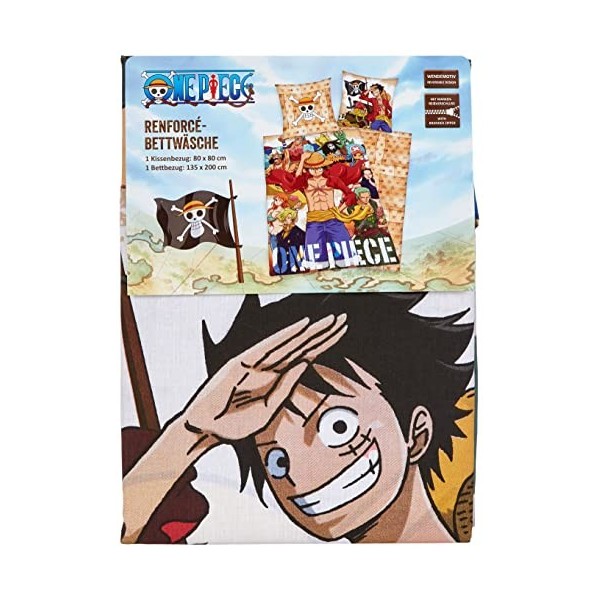 Herding One Piece Parure de Lit Réversible, Coton/Renforcé, Multicolore, 80 x 80 cm, 135 x 200 cm