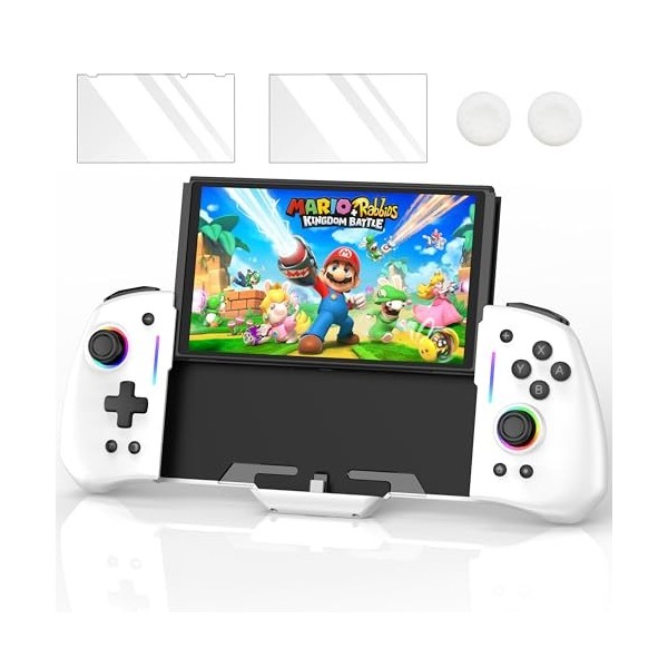 Switch Controller for Nintendo Switch/OLED, One-Piece Switch Pro Controllers Replacement for Joycon, Handheld Switch Grip Rem
