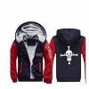Anime One Piece Portgas D Ace Sweat À Capuche Cosplay Costume Épais Manteau À Capuche Hommes À Capuche Polaire Imprimer Veste