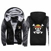 Anime One Piece Portgas D Ace Sweat À Capuche Cosplay Costume Épais Manteau À Capuche Hommes À Capuche Polaire Imprimer Veste