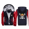 Anime One Piece Portgas D Ace Sweat À Capuche Cosplay Costume Épais Manteau À Capuche Hommes À Capuche Polaire Imprimer Veste