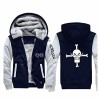 Anime One Piece Portgas D Ace Sweat À Capuche Cosplay Costume Épais Manteau À Capuche Hommes À Capuche Polaire Imprimer Veste