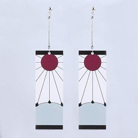 Pidak Boucles doreilles du Démon avec soleil rouge - Cosplay - Metal Shop, 32, Métal, 32, Métal