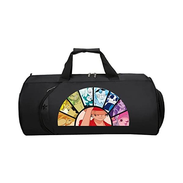 WANHONGYUE One Piece Monkey D Luffy Duffel Bag Sac de Gym en Oxford pour Femme et Homme Grand Sac de Sport Voyage Unisexe Sac