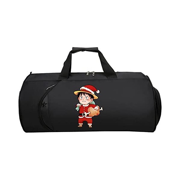 WANHONGYUE One Piece Monkey D Luffy Duffel Bag Sac de Gym en Oxford pour Femme et Homme Grand Sac de Sport Voyage Unisexe Sac