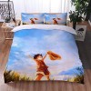 Enfunt-Home Anime One Piece Luffy Housse De Couette 220x240 en 100% Microfibre, imprimé numérique 3D Parure de lit, 3 pièces