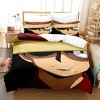 Anime One Piece Parure De Lit avec Housse De Couette 220x240 Et Taie doreiller en 100% Microfibre