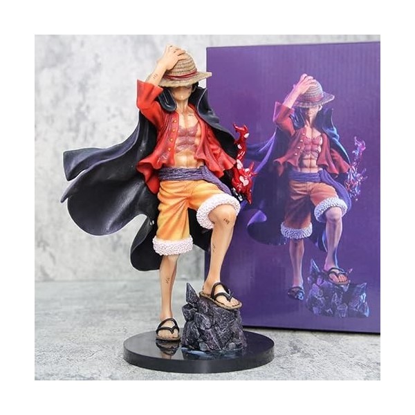 REOZIGN Figures Luffy One Piece, Luffy Figure Statue 24cm / 9.4 Pouces COLAK Anime CARTOONES Anime DÉCORME DÉCORT