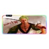 DAIRUINI Tapis de Souris One Piece Luffy RGB Tapis de Souris de Jeu Brillant XXL Tapis de Souris LED Anime-Luffy,A-1329,30 * 