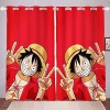 Anime Rideaux Occultants,Rideau Occultant Décor Microfibre pour Chambre denfants Salon, 100% Polyester Multicolore Rideau A 
