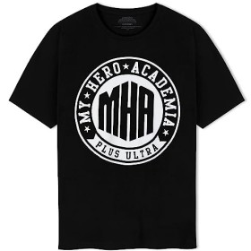 My Hero Academia Tee Shirt Homme - Tee Shirt Anime XS à 2XL - T-Shirt Manga - Goodies Manga MHA Noir, XXL, XX_l 