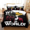 Anime One Piece Housse De Couette 220x240 en 100% Microfibre, imprimé numérique 3D Luffy Parure de lit, 3 pièces