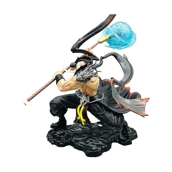 ROMOZ One Piece Figures Barbe Blanche Edward Newgate Anime Figur avec Statue Lumineuse Anime Cartoon Figur Charakter Modell O