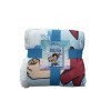 Hômadict One Peice Plaid Sherpa 100x150cm Luffy - Couverture Polaire pour Fan et Passionné - Cocooning - Licence Officielle