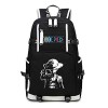 WANHONGYUE One Piece Monkey D Luffy Anime Knapsack Sac à Dos Cartable Laptop Backpack pour Étudiant Noir-13