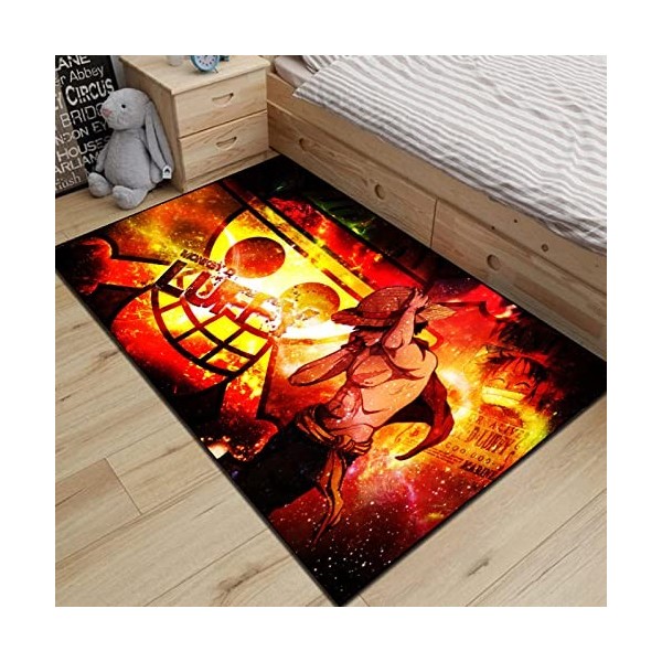 Rauans Tapis Anime One Piece Luffy Tapis de Sol paillasson Chambre Chambre Cuisine Salon Tapis antidérapant,A,80X120cm