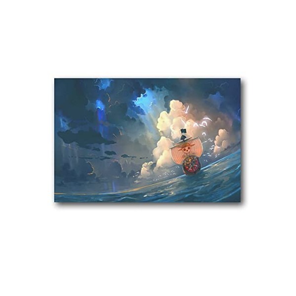 NANXIANG One Piece - Poster décoratif sur toile Mille ensoleillés 60 x 90 cm