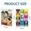 CBOSNF 30pcs Cartes Postales Anime One Piece Wanted Poster Cartes Postales One Piece Carte Postale Anime Affiche Décoration A