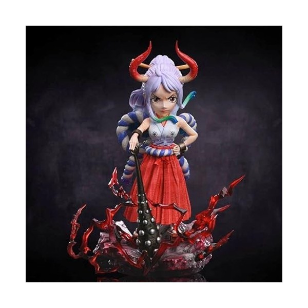 REOZIGN Figurines One Piece, Yamato Figure Statue G5 Ghost Island Mini Yamato PVC Figure Statues 11cm/4.3inch One Piece Anime