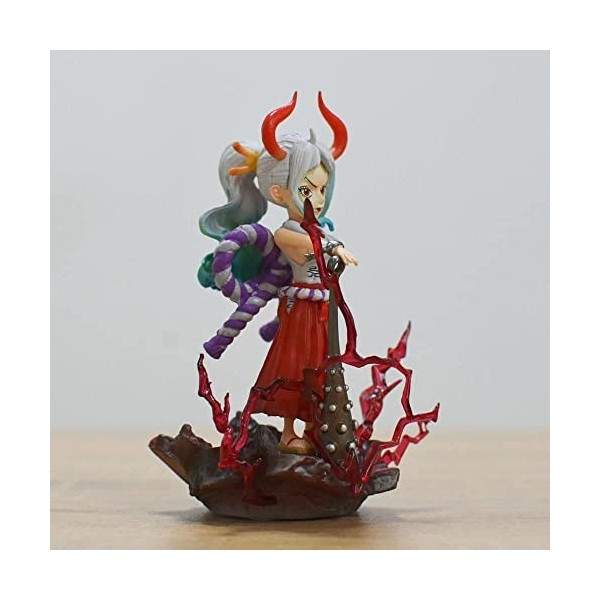 REOZIGN Figurines One Piece, Yamato Figure Statue G5 Ghost Island Mini Yamato PVC Figure Statues 11cm/4.3inch One Piece Anime