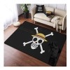 One Piece Luffy Tapis Antidérapant Moderne Minimaliste Chambre Tapis denfants,Peut Être Lavé Ménage Décoration Sauvage Tapis