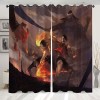 Enfunt-Home Anime One Piece Rideaux,Luffy Rideau Impression 3D Rideau Occultant Oeillets Ensemble Lot de 2 Rideaux Occultants
