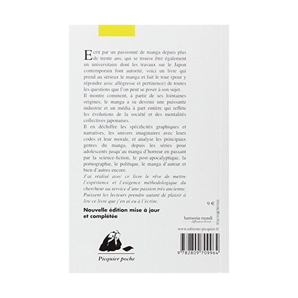 Manga - Histoire et univers de la bande dessinée japonaise nouvelle édition 