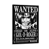 Poster animé One Piece Wanted Zoro One Piece - Art mural sur toile - Décoration murale moderne - 60 x 90 cm