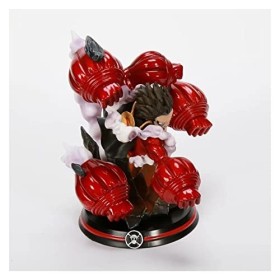 FABIIA Figure One Piece Luffy Gear 4 Figure Cartoon Model Model Doll Toy Home/Office Ornaments Birthday Gift